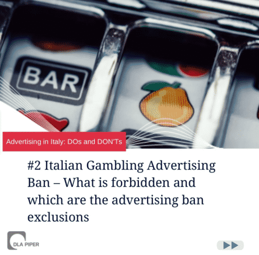 Do's And Don'ts On The Italian Gambling Advertising Ban In Legal Design